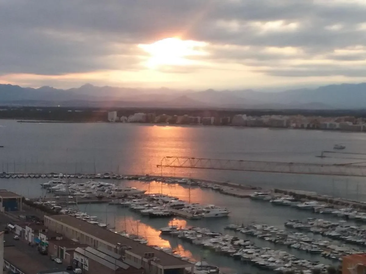 Apartmán Rosas-Puig Rom -Vista Mar 0*, Roses Španělsko